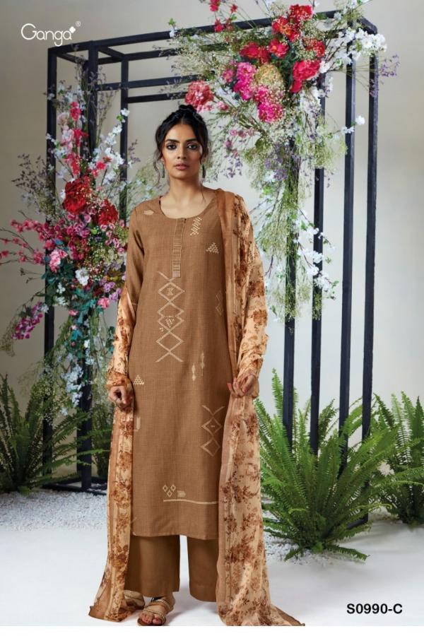 Ganga Livia S0990 Premium Viscose Designer Salwar Suit Collection